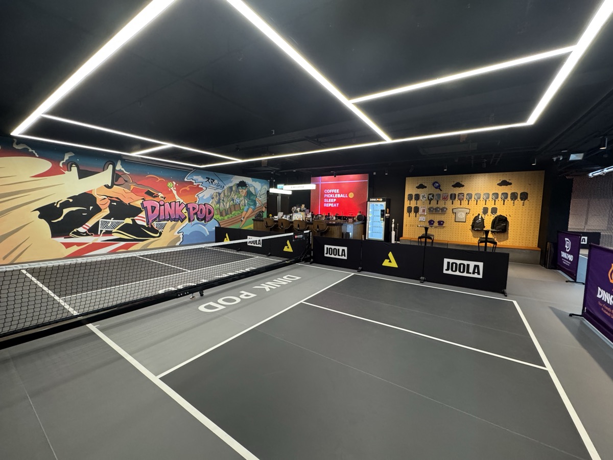 Court C at Dink Pod, the practice court